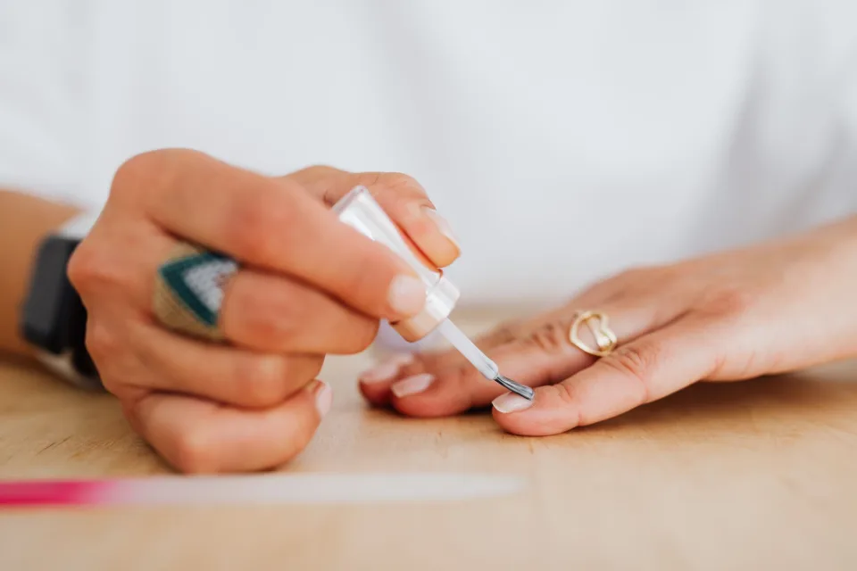 Mẫu nail sơn gel một màu